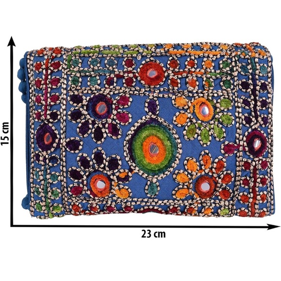 2 for $15 Must bundle/ 
Hand embroidered Mirrored clutch bags for women - Picture 10 of 10